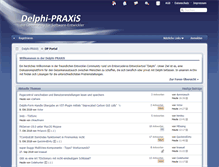 Tablet Screenshot of delphipraxis.net